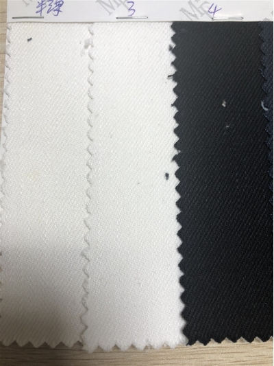 ZS-TGCG UN30158W 全棉粗斜竹節布  57/8' 360gm  防水 防油 防污  側面照